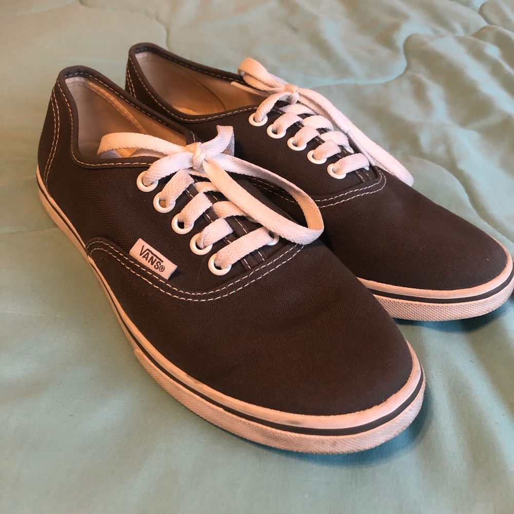 Dark gray Vans